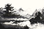 新中式现代水墨画