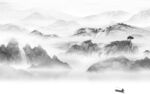 新传 现代灰山水画 TIF分层