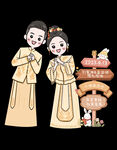 中式迎宾牌
