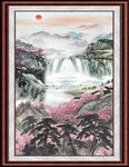 竖幅风景