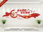 不忘初心文化墙
