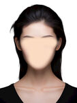 女士证件照换脸模板
