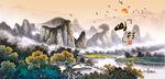 江南水乡山村