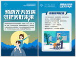 全国残疾预防日核心知识海报