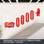 教师楼梯文化墙