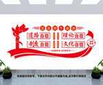 坚定四个自信