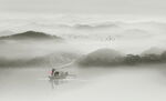 水墨山水画