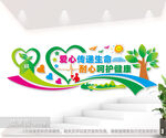 爱心传递生命耐心呵护健康文化墙