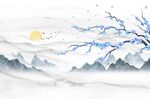 手绘花鸟