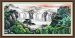 中国画山水 