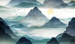 山水 水墨山 山水风景 山水画