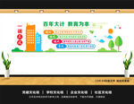 学校三风一训文化墙
