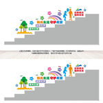 校园文化楼道墙画