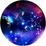 圆形星空