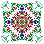 西藏民族花纹图案
