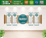 书香校园图书馆文化墙
