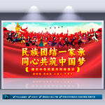 民族团结文化墙