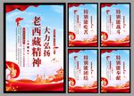 老西藏精神党建海报