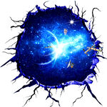 3D立体画宇宙星空