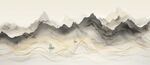 家有靠山山水装饰画