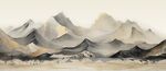 新中式意境山水画