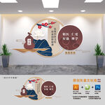 新中式中医馆文化墙