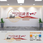 校园阅读文化墙