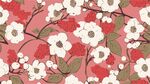手绘可爱花纹四方连续图样