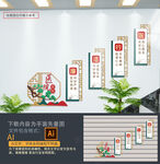 医院清廉楼梯文化墙