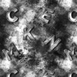 扎染底字母