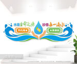 节约用水宣传户外文化墙图片
