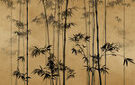 水墨竹子背景
