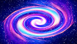 绚丽宇宙旋涡星空