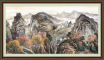 中堂画风景 