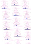 淡粉色圣诞树底纹背景