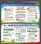 社区创文展板 文明城市宣传栏