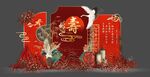中式寿宴效果图