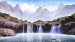 水墨画