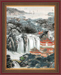 国画山水画 
