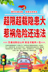 严禁超载宣传海报