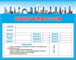 环境保护公示牌