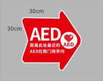 AED急救标识