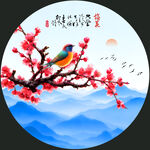 国画梅花