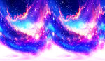 绚丽星空装饰画