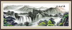 国画山水风景山水画