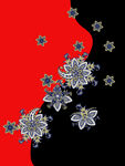 上衣定位数码印花花型图案