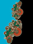 上衣定位数码印花花型图案