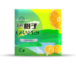 橙子礼盒 效果分层文件