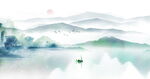 水墨山水画
