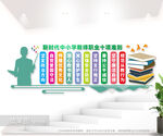 教师职业行为十项准则校园文化墙